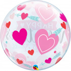 Bubbles Balloon 'Happy Valentin's Day'