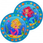 Mermaid plate 23cm - 8 pieces