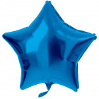 Fólia léggömb csillag alakú kék - 48 cm