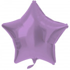 Fólia léggömb csillag alakú lila metál matt - 48 c