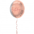 Foil Balloon Elegant Lush Blush - 45 cm