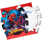 Spiderman Csapatmeghívók - 6 db
