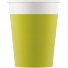 Poharak Papír komposztálható zöld 200ml - 8 db