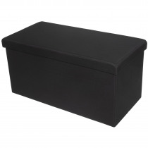 Seat foldable storage box 110l black for wholesale sourcing !