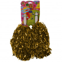 Pompon da cheerleader oro circa 36 cm 2 pompon in nell'acquisto  all'ingrosso !