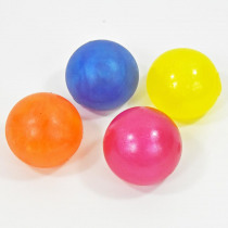 Balle rebondissante dépolie bicolore pastel MIX 2,7cm