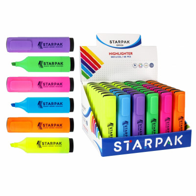Highlighter 6 colors mix starpak on Display
