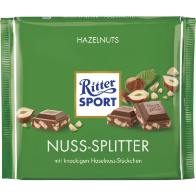 Ritter Sport Nuss Splitter 250g Tafel Aus Grosshandel Und Import