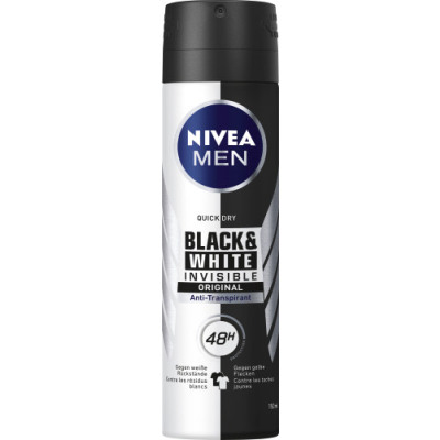 NIVEA BLACK & WHITE INVISIBLE ORIGINAL SPRAY  (4005900680280)