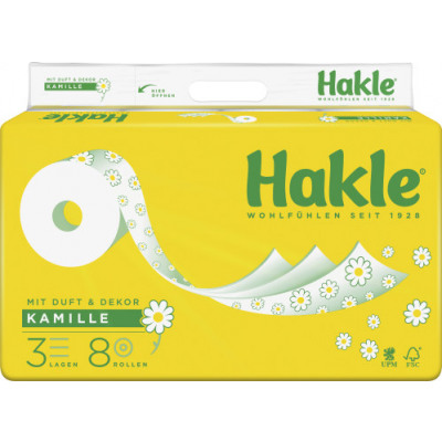 Hakle Toilettenpapier Kamille 3 Lagig 8er Aus Grosshandel Und Import