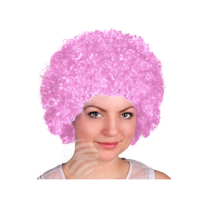 light pink afro wig