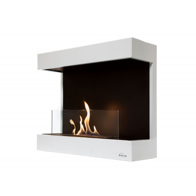Black And White Wall Mounted Bio Fireplace Nemesis From Wholesale