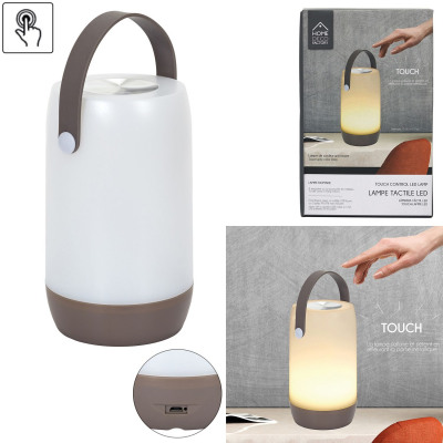 touch lamp nomad taupe