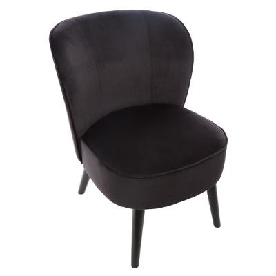 Velvet Armchair Soa Black Black From Wholesale And Import