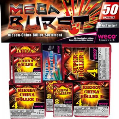 Mega Burst Weco China Knaller Sort F Silvester Aus Grosshandel Und Import