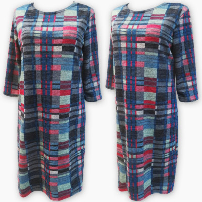 D4034 Jurk Made In Poland Plus Maat 44 52 Uit Groothandel En Import