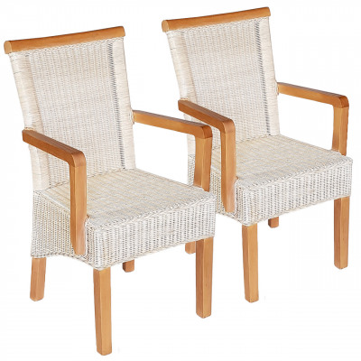 Dining Room Chairs Set With Armrests 2 Pieces Ratt From