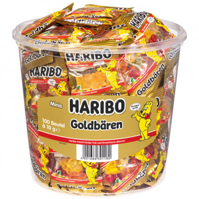 Food Haribo Goldbären 100 Minibeutel