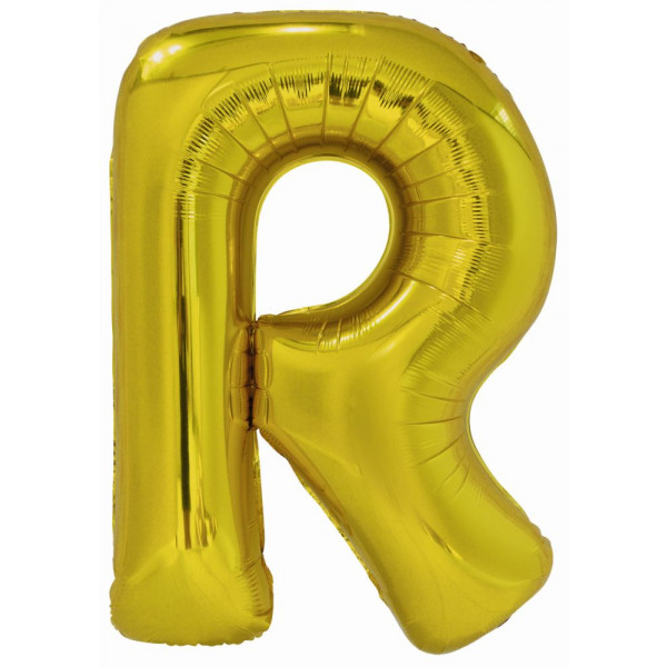 Palloncino foil oro lettera maiuscola R N34 avvolt nell'acquisto  all'ingrosso !