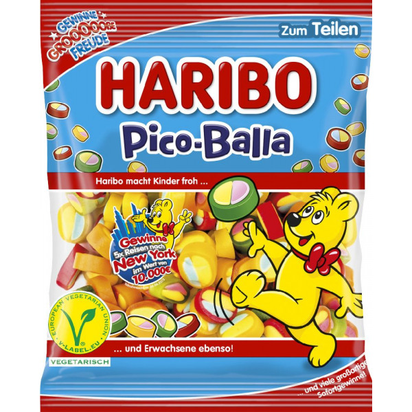 Haribo pico-balla 160g bag for wholesale sourcing !