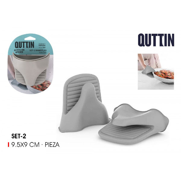 Manopla Para Horno Quttin Silicona (2 Piezas) con Ofertas en