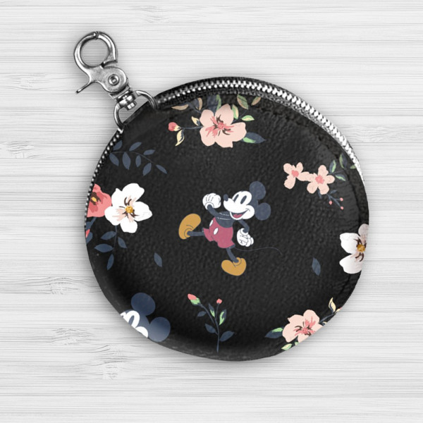 Small Round Purse Mickey Mouse Flower Disney for wholesale sourcing
