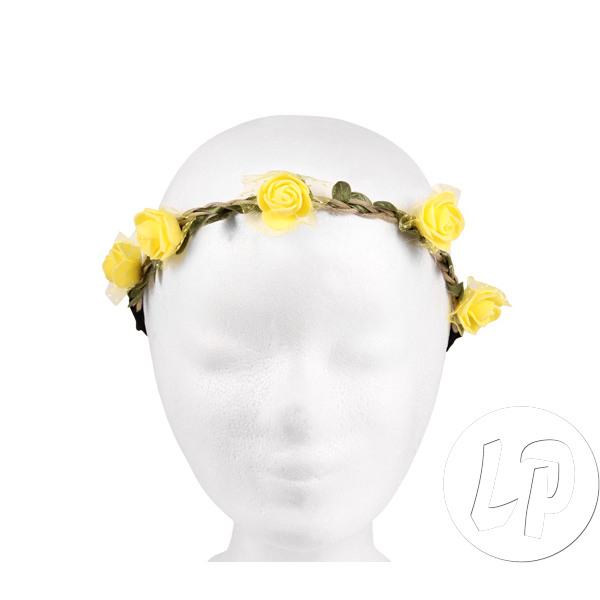 corona de flores amarillas 23 En las compras al !