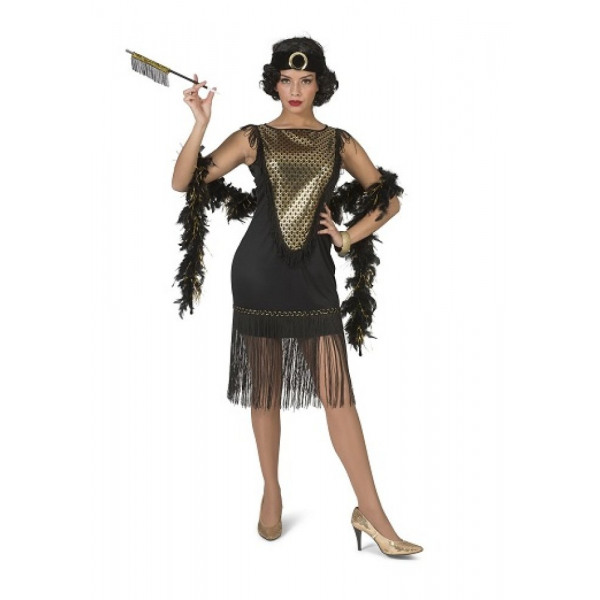 sukienka Charleston Gatsby Girl BLACK & GOLD d zakup hurtownia !