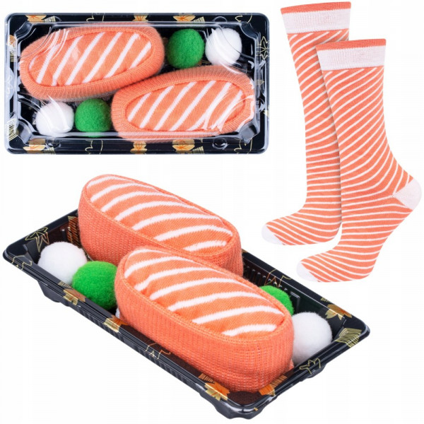 SOXO GOOD STUFF sushi box socks for wholesale sourcing