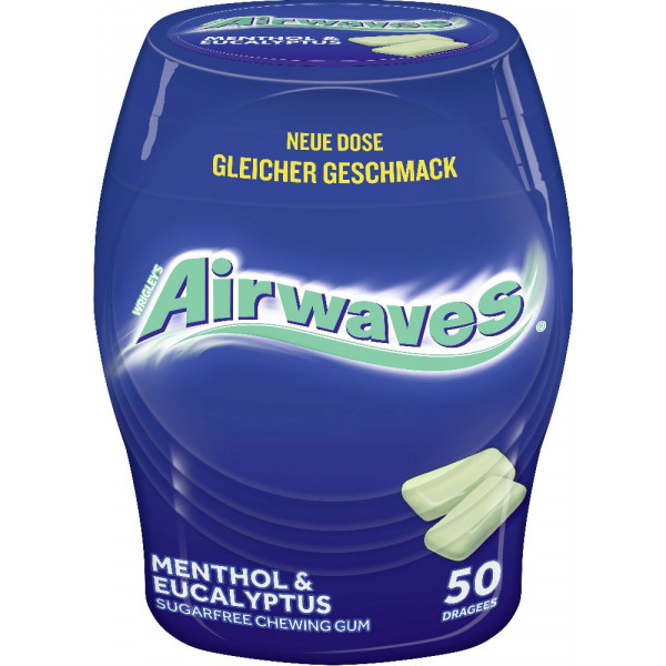 Airwaves Menthe Eucalyptus,chewing gum airwaves