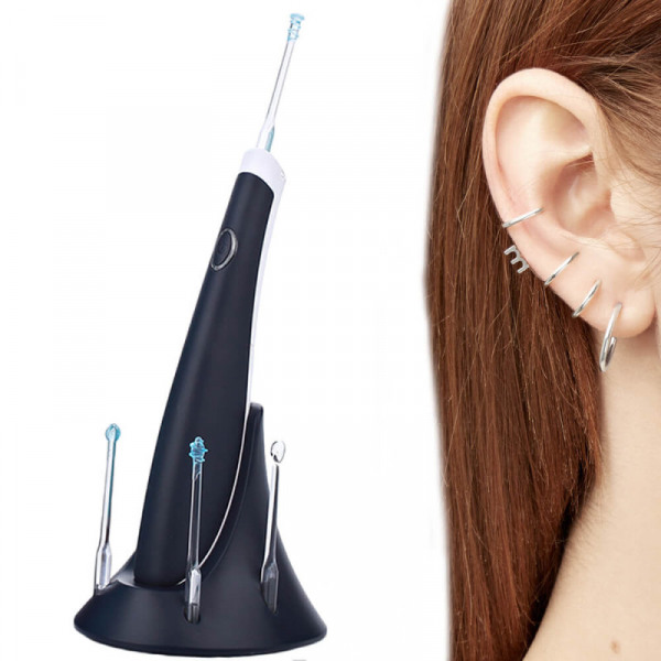 Nettoyeur d'oreilles à ultrasons avec accessoi dans l'achat en gros !