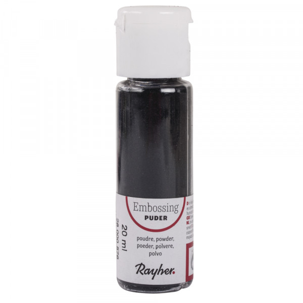 kalligraf Produktionscenter involveret Embossing powder, black, 20 ml for wholesale sourcing !