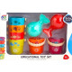 bath toy cups + accessories 33x23x10 m