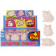 Squeezable Pig Toy 4x6x4 Mix 4 Monate für Aufstell