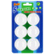 ping pong balls 6 pcs 11x18x4 mc 240/4