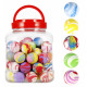 Gummiball 3 cm Regenbogen-MC-Glas