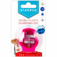 sharpener 2 blades pink disc starpak blister