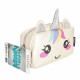 pencil case sasz 1 zipper silver unicorn starpak b