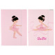 folder with eraser a4 ballerina starpak foil