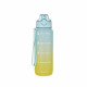 water bottle 750ml green blue starpak bag