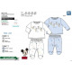 Mickey - 2-teiliger Pyjama 100% Baumwolle