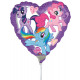 9 ' My Little Pony heart foil balloon loose 23