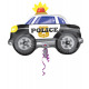 Junior alakú rendőrségi autófólia léggömb, csomago