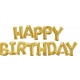 SuperShape set ' Happy Birthday ' Gold 2 F