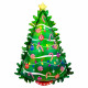 SuperShape Green Christmas Tree foil balloon pack