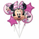 Bouquet Minnie Mouse Forever foil balloon packaged