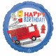 Standard First Responder Happy Bday Foil Balloon v