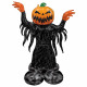 AirLoonz Pumpkin Head foil balloon P71 wrapped