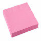 20 pink napkins 33 x 33 cm