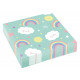 20 napkins Rainbow & Cloud 33x33cm